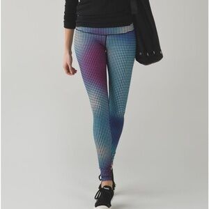 Lululemon Rare Wunder Under Pant lll Cosmic Dot Multicolor Legging. Full On Luon